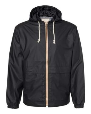 79699_f_fm Unisex Vintage Hooded Rain Jacket